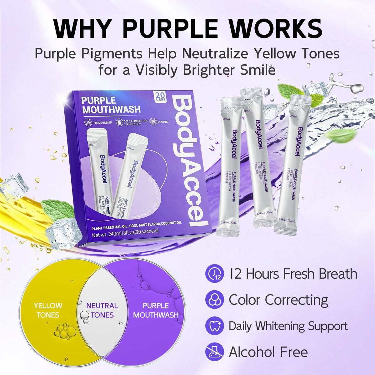 Brilliant Smile Purple Mouthwash
