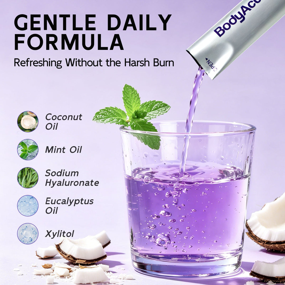 Brilliant Smile Purple Mouthwash