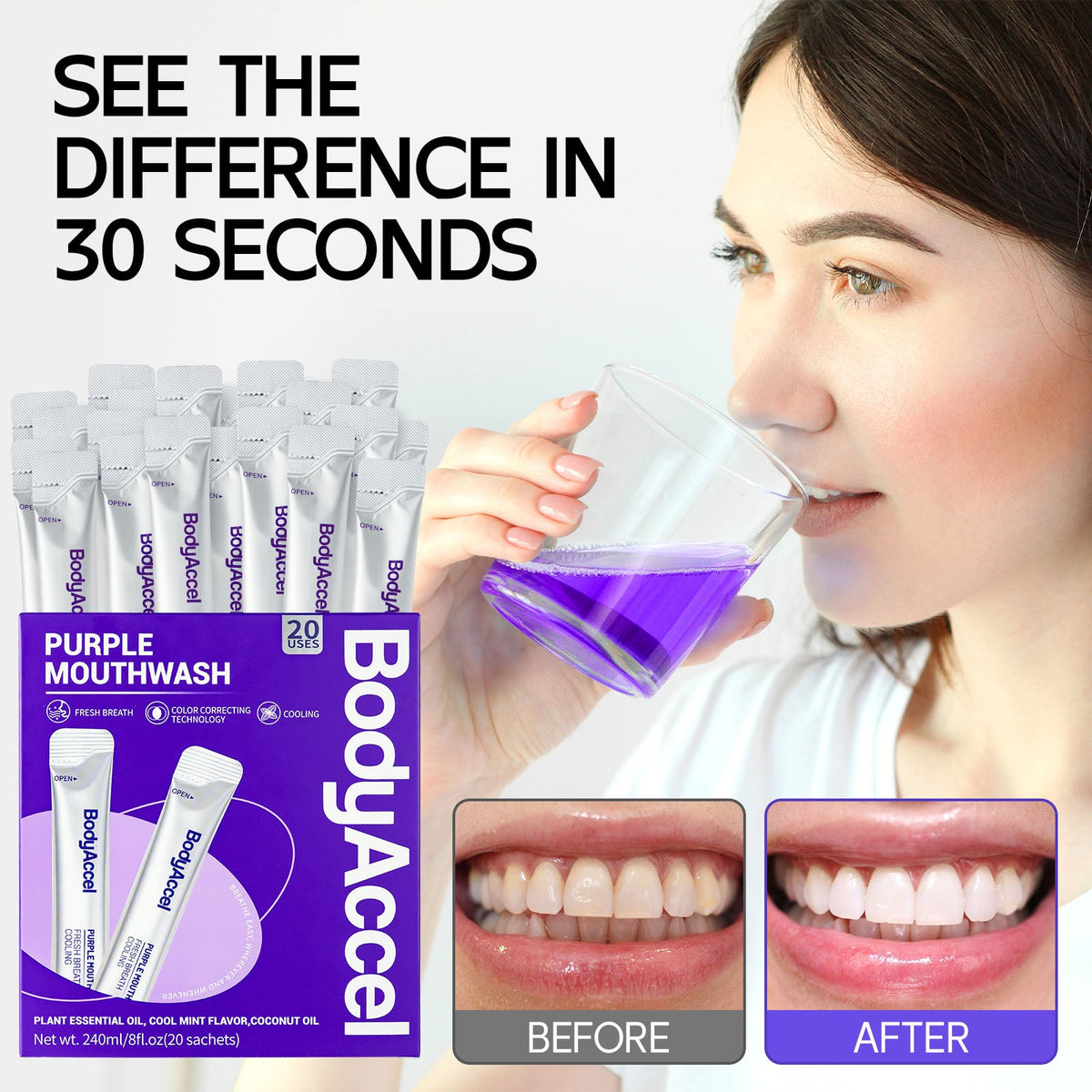 Brilliant Smile Purple Mouthwash